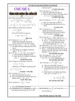 CHỦ ĐỀ :ĐƠN ĐIỆU HÀM SỐ