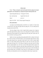 Nâng cao năng lực cạnh tranh nguồn nhân lực giảng viên chuyên ngành QTNL của trường đại học công lập trên địa bàn thành phố Hà Nội