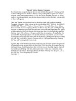 “Bịt mắt” Add or Remove Programs