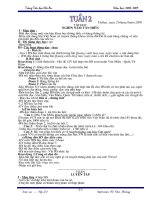 Giáo án tuần 2 năm 2008-2009