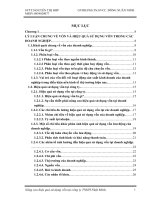 Một số giải pháp nâng cao hiệu quả sử dụng vốn tại công ty TNHH Nhật Minh  