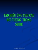 Hướng dẫn người mới học vi tính cách soạn bài trên Microsoft Office PowerPoint 2003