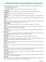 Foreign Words Used In English