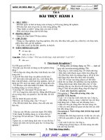 Tiết 4: Bài thực hành 1