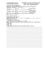 Đề kiểm tra chất lượng toán 9