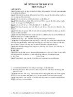 đề cương ôn tập lý 9