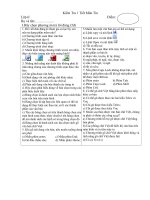 Đề Kiểm tra 1tiết tin 6