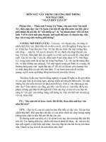 MÔN NGỮ VĂN TRONG TRƯỜNG PHỔ THÔNG