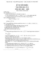 đề ôn thi 8 tuần kỳ II lơp 12i