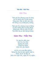 Tản Đà - Gió Thu