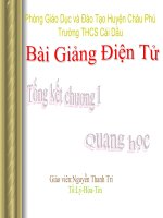 bài 9:Ôn tập chương 1:Quang học