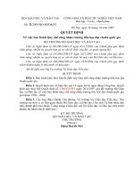 QUY CHẾ CÔNG NHẬN TRƯỜNG IỂU HỌC ĐẠT CHUẨN