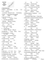 Practice test 1with keys