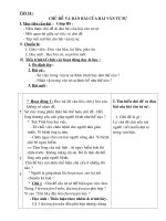 Tiết 14: Chủ đề và dàn bài của bài văn tự sự