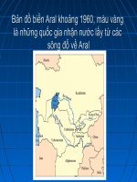 Biển Aral và bài học về môi trường