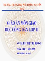 Bài 11: Chính sách dân số và giải quyết việc làm