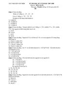 kiem tra hoc ki I hoa 10