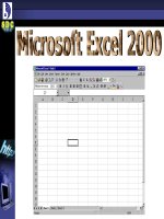 Giáo trình Excel 2000