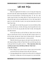 Một số giải pháp nhằm nâng cao hiệu quả quản lý dự án lưới điện tại Điện lực Thanh Xuân