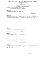 đề MTBT cấp trường