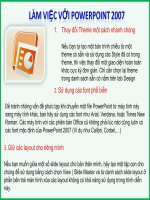 Làm việc với PowerPoint 2007