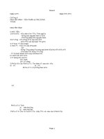 GIÁO ÁN GIẢI TÍCH CHƯƠNG III