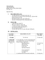 Giáo  án Mn Hình tròn, hình vuông