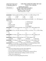 Đề tuyển sinh 10 (chuyên)