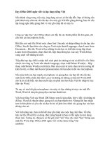 Dạy Office 2003 nghe viết và đọc được tiếng Việt