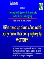 Xu ly nuoc thai cong nghiep