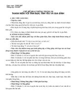 Giáo án Hoạt động NGLL lớp 11