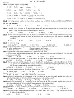 Bài tập tổng hợp nhôm, sắt