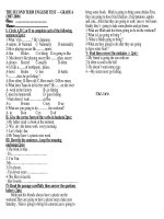 De kiem tra ky 2 (07-08) Ha Noi