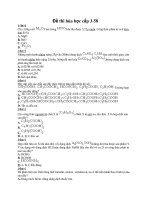 Đề thi trắc nghiệm hóa học cấp 3-58