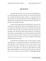 Hoàn thiện công tác nghiên cứu và dự báo thị trường tại Công ty Cổ phần may Chiến Thắng