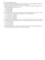 bài tập công nghiệp silicat