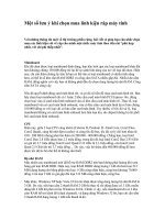 Một số lưu ý khi chọn mua linh kiện ráp máy tính