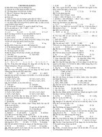 đề cương chương hal