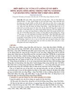 DIỄN BIẾN CÁC VÙNG CỬA SÔNG Ở VEN BIỂN.doc