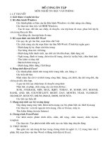 Đề cương ôn tập Thi nghề THVP 12