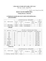 BAO CAO KIEM TRA NAM 2008 - 2009