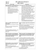 đề cương ôn tập 10