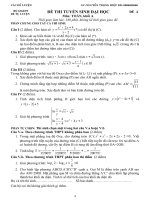 đề ôn thi đại học đề 4
