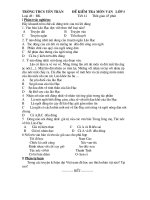 Đề kiểm tra Ngữ văn 8