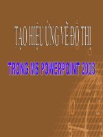 Tạo hiệu ứng vẽ đồ thị ở Powerpoint2003