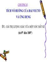 GT lượng giác của 1 góc bất kì