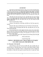 Thực trạng và giải pháp thúc đẩy xuất khẩu thủy sản Việt Nam sang thị trường Mỹ