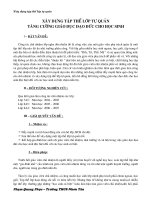 SKKN: XD TẬP THỂ LỚP TỰ QUẢN