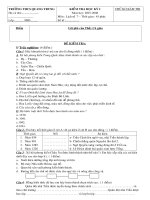 De thi  + dap an HK I Lich su 7