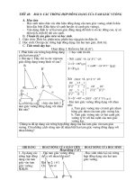 Tiết 48 : Các trường hợp đồng dạng của tam giác vuông